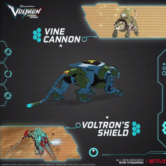 Voltron Legendary Defender green Lion 
