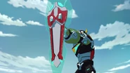 Voltron's shield.