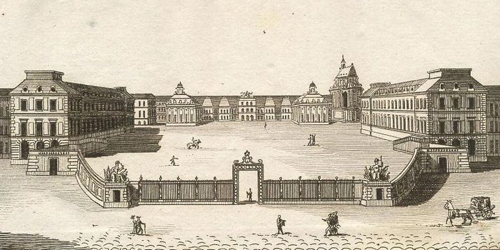 Vue du Chateau de Versailles (Côté de Paris.)