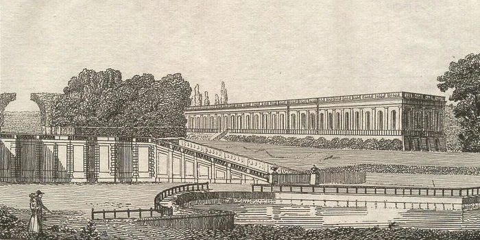 Vue du Chateau de Trianon.