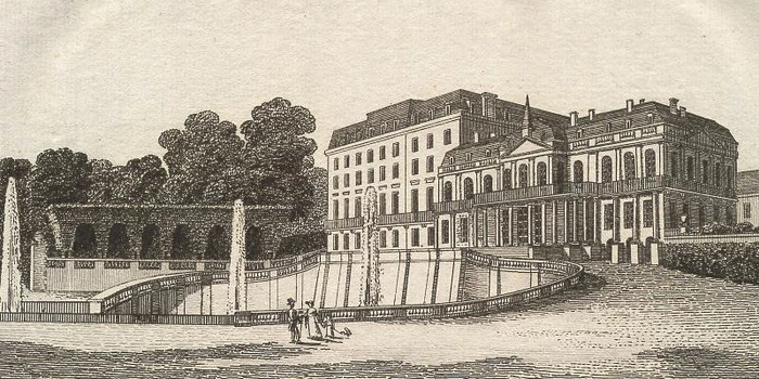 Chateau de Saint Cloud (Coté du Fer à Cheval.)