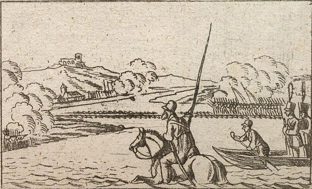 Der Übergang über den Rhein.