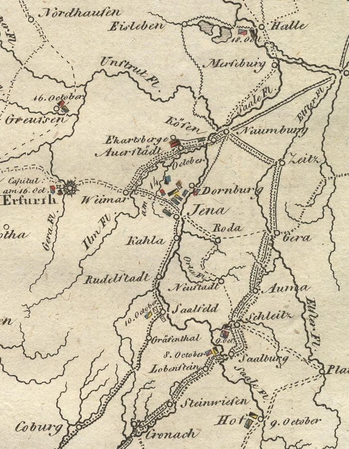 Napoleons Feldzug gegen Preussen von Eröffnung der Feindseligkeiten bis zu dem Einzuge der Franzosen in Berlin im October d. J. 1806.