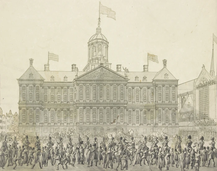 Inkomst van Koning Lodewijk te Amsterdam 1806, den 5 Junij.