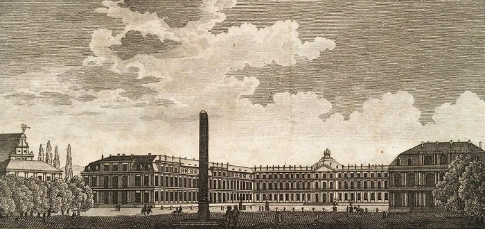 Haupt Ansicht des Königl. Residenz-Schlosses zu Stuttgard.