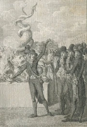 Robespierre am Feste des höchsten Wesen.