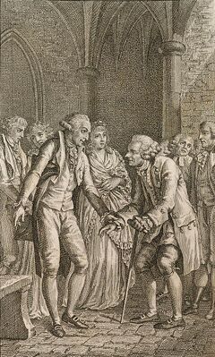Malesherbes im Gefängnis und der Greis.
