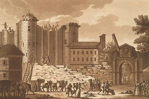 State of the Bastille in Sept. 1789