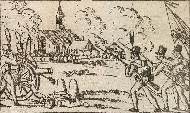 Die Schlacht bey Nollendorf.