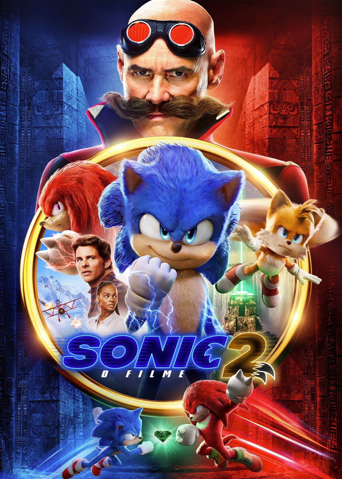 Sonic 2: O Filme': Pôster inédito traz o personagem correndo sobre a água;  Confira! - CinePOP