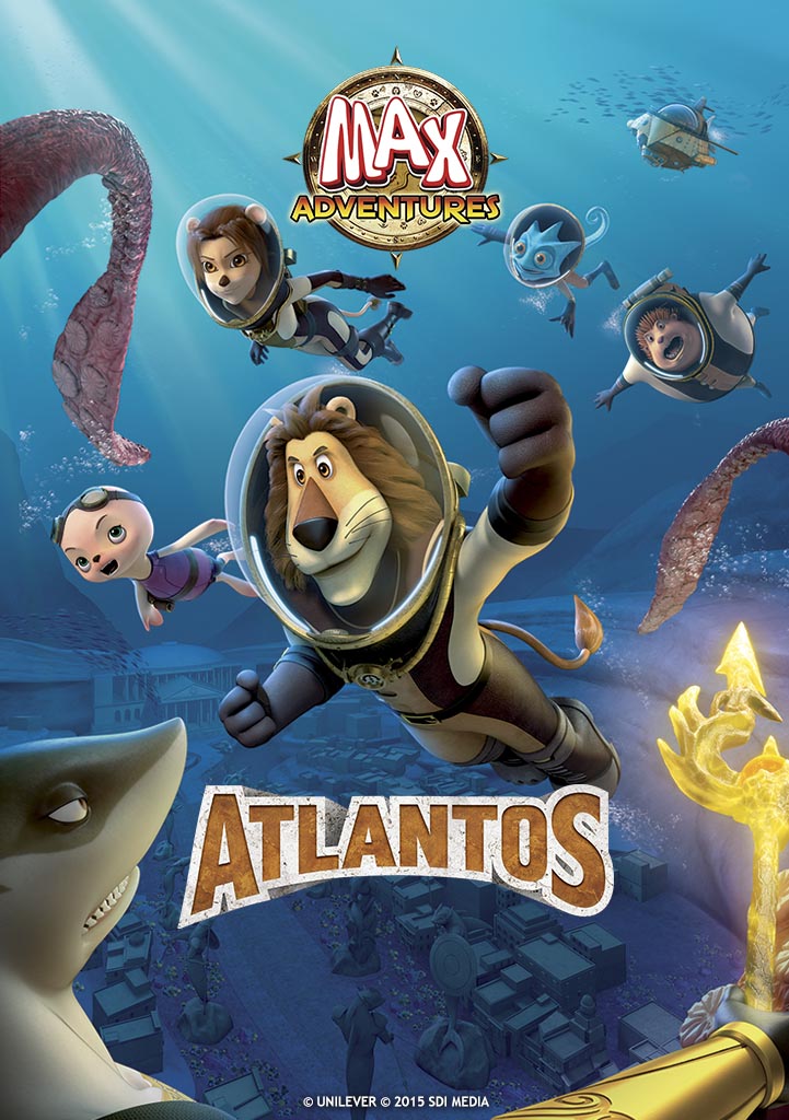 As Aventuras do Max: Atlantos  Desenhos animados, Canal panda