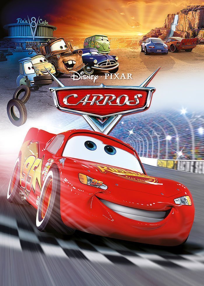 Primeiro carro de corrida de carros da Disney Lightning McQueen