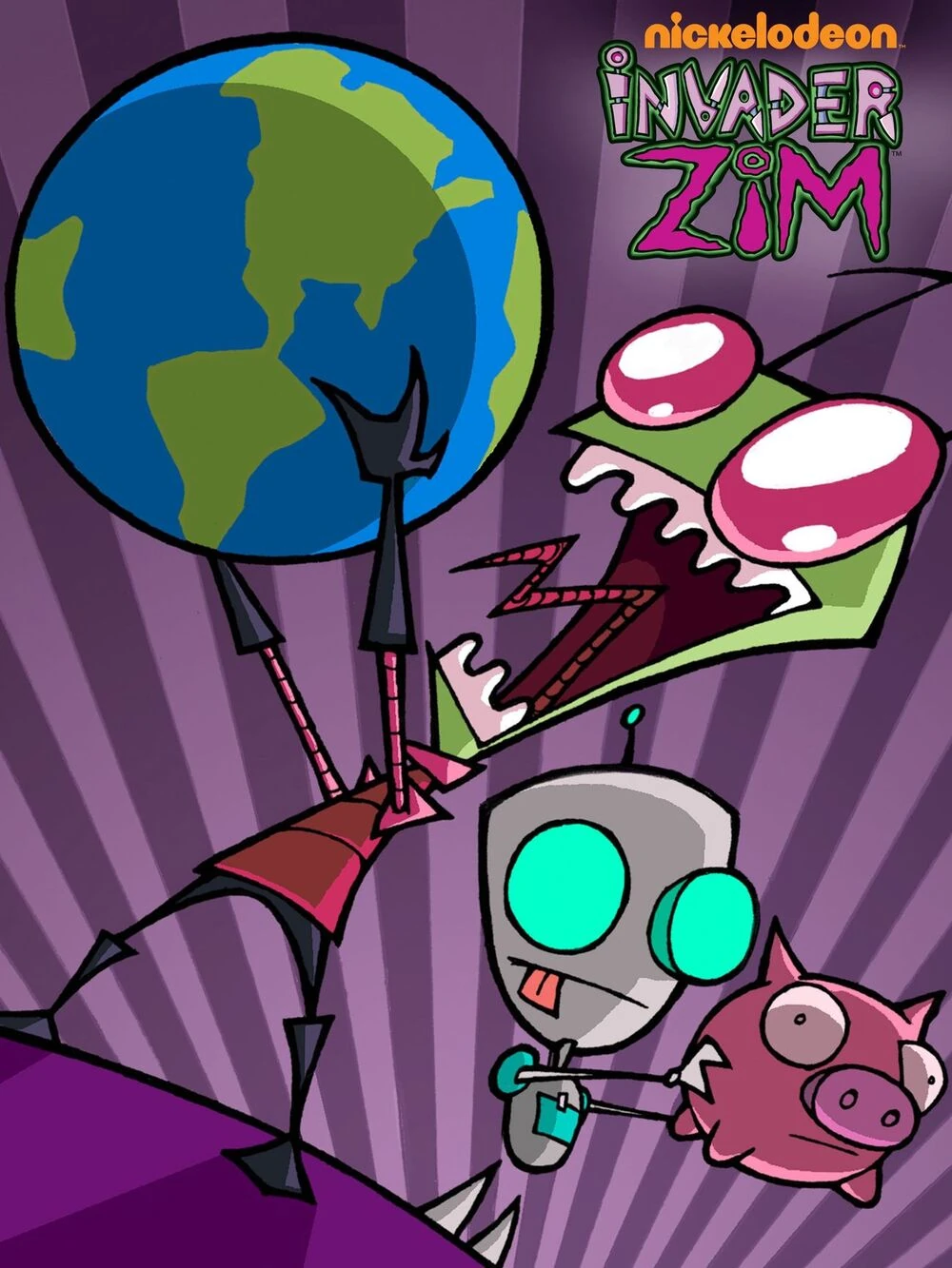 INVASOR ZIM O DESENHO MAIS SOMBRIO DA NICKELODEON 