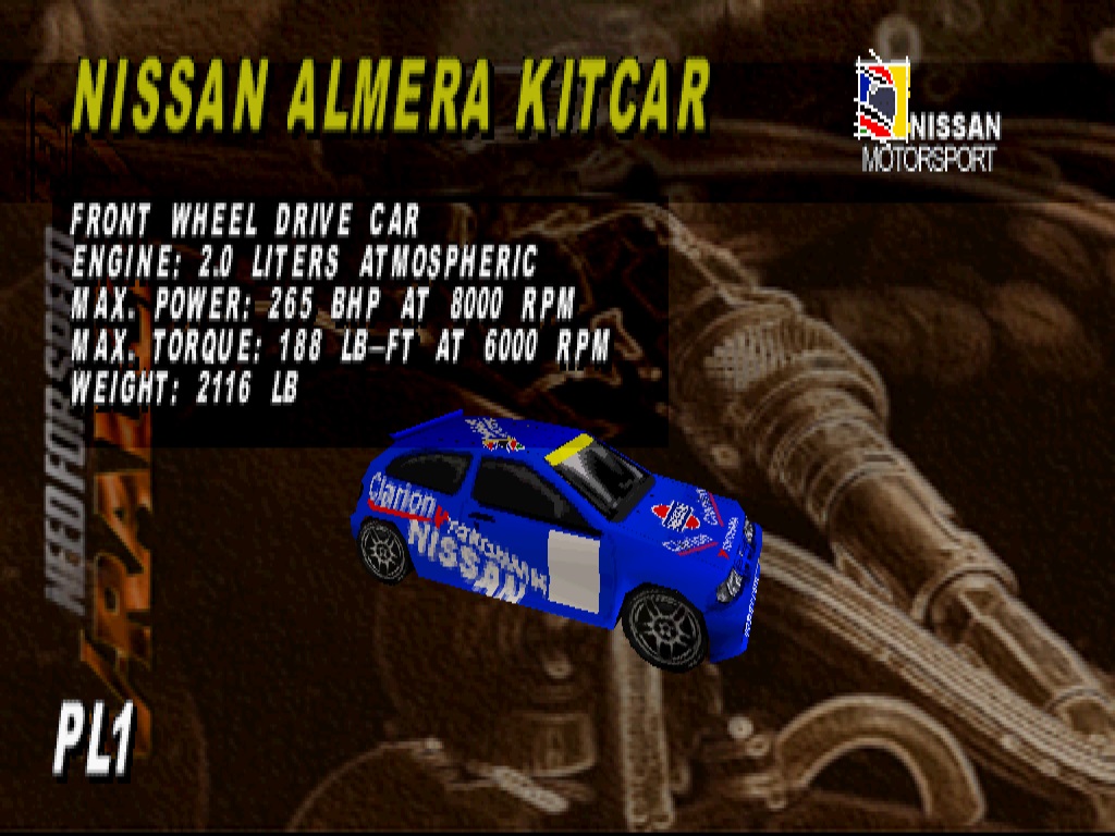 Nissan Almera Kit Car | V-Rally Wiki | Fandom