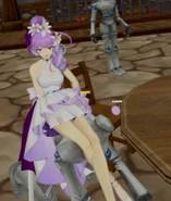 Queen of Esperia on her visit to Cari Town (Year 3)