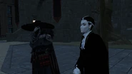 Godfrey and Edgar watch the riots