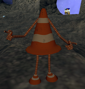 Cone-man, inhouse Bike Lobby joke avatar