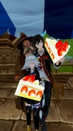 Shizu with Lorn and Chipz on her birthday party