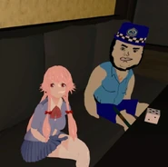 Rofl Oct 1st 19 HeyImBee and Astree in The Golden Gator.jpg (235 KB) On a date with Astree while Roflgator offers him advice on being emotional.