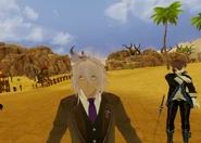 Steele at the desert mission