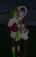 Totless seen with her partner Midori in VRChat