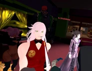 Upset at the disgrace of lewd dancers, SkiFree (Mute Max) in the background.