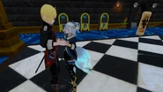 Victor and Shizu dancing on Gallant squad dorm
