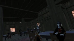 Rainer talks to the cadets about the ongoing rumor.