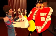 Portraying a "brittish guy" with SciFri as eggman