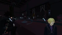 The cadets attend a party in the vampire district