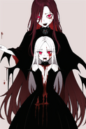 Illustration with her Sister Amaya