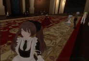 Miss Yamato as a servant in the special event of the Hart Ball