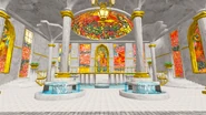 The bathhouse.