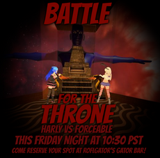 Roflgator poster Harly vs Forceable by Voxelized