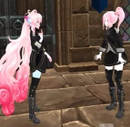 Cari getting to know Vevina Ciseris.