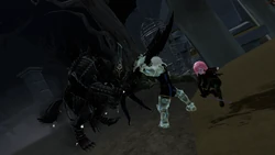 Lux and Iris defend Arbor from Garm