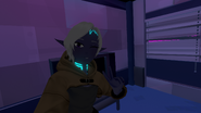 Ellek in a Dirty Diamond Room
