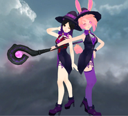LilBunnny & ImaReallyBigNerd Witch Outfits