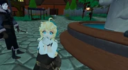 Belinda laughing at Dio