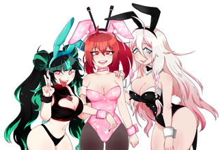 The Bunny Harem (Drawn by Sorry)