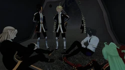 Cortez, Leneth, Zack, and Hoshi report to Berion about Chipz.