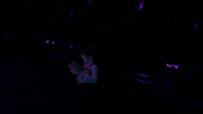 Finley reading a book segregated for other vampires