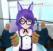 Cill in her Fox Girl avatar in the early days