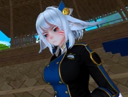 Shizuko in the new uniform