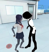 Portraying an edgy girl during in school themed RP