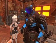 Fee-Bee and CR-055.jpg (557 KB) Fee-Bee and CR-055 discussing a new weapon with Sten Berglund