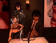 Bodeo Kojima the movie director and his associates (Mabel_Tree and Rhea)