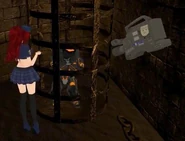 Filming a scene as his floating camera persona for Mushy Apples with S0ra and PandawanBear