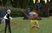Charles and a fake Morty