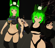 Berserker Kat and Reagan on St. Patty's Day